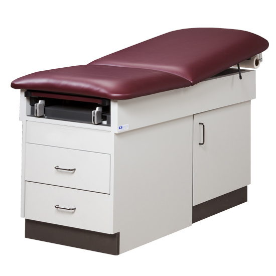 How much weight can the Clinton 8870 Family Practice Exam Table hold?