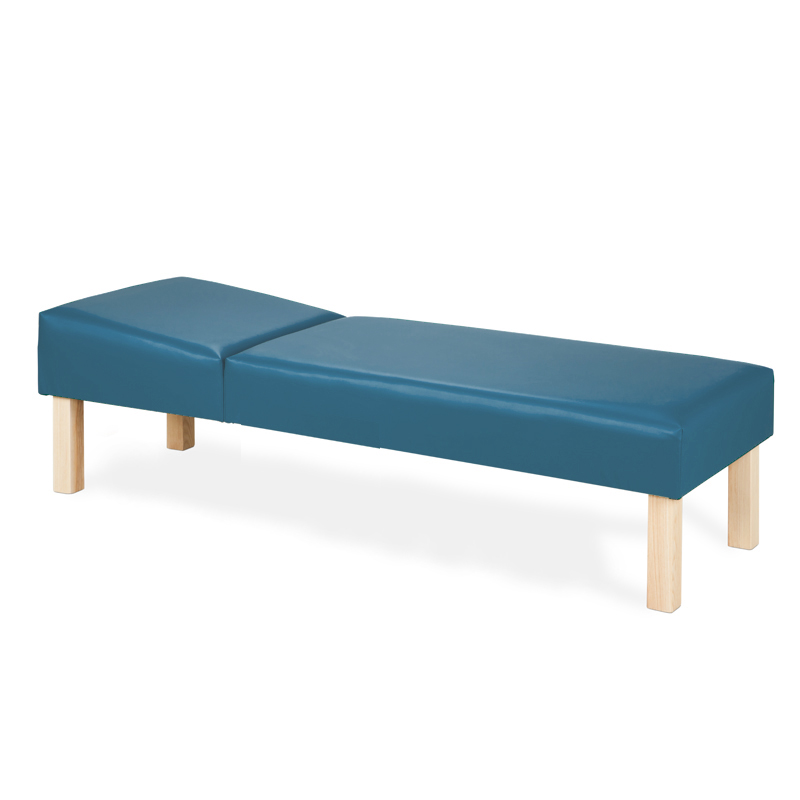 What is the height of the Clinton 3620 nurses recovery couch w/ hard wood legs ?