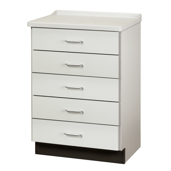 Clinton 8805-A Molded Top Treatment Cabinet w/5 Drawers Questions & Answers