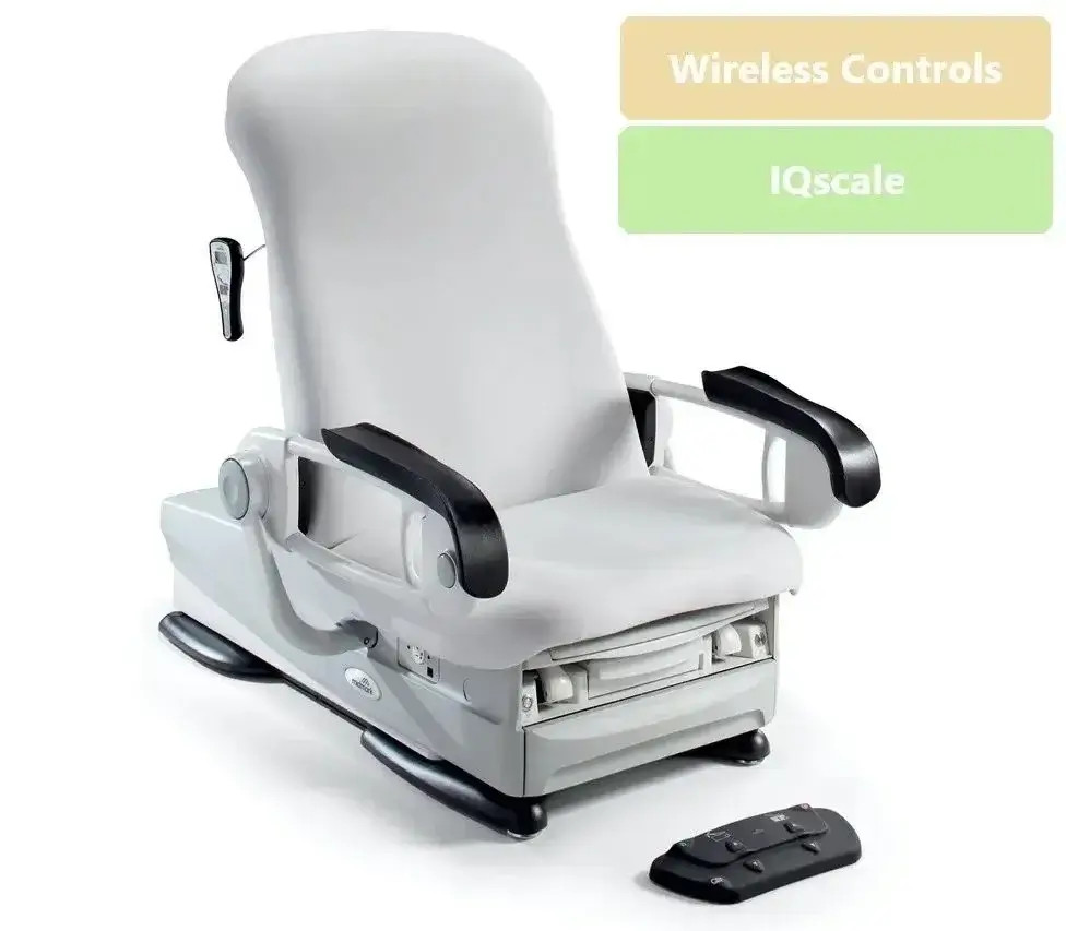 Midmark 626-003 Barrier Free Examination Chair with wireless controls and IQscale - Top AND Bottom (Complete Chair) Questions & Answers