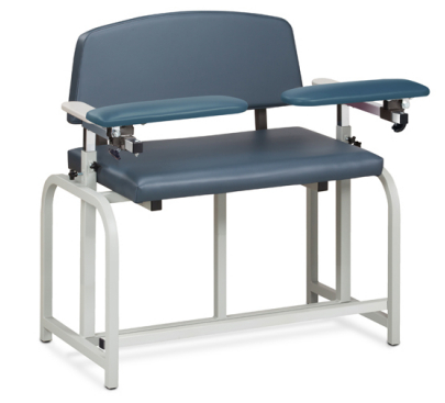 How comfy is the seat and backrest of the Clinton 66099B bariatric exam chair?